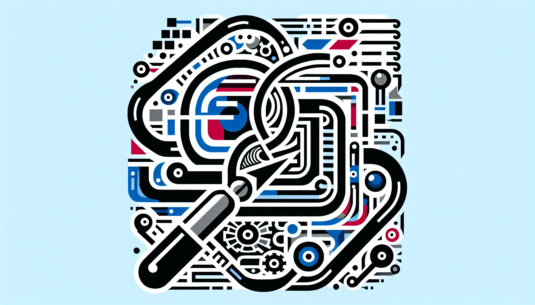 Illustrate a symbolic representation of the process of customizing a logo for a generic content management system with a snippet of code. The image should depict the abstract concept of a code snippet being inserted into a logo, showing the logo transform in a creative and visually appealing way. No text, brand names, logos, or human figures should be in the image. Use non-specific representations to maintain the essence of customization and coding, without infringing on trademarks or copyrights.